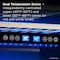 Tcl 5.1 Cu. Ft. 46-Bottle Wine Cooler, Dual-Zone, Digital Controls, LED Light, Glass Door, Stainless TRW46B8AS - alternate 8