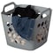 Basicwise Flexible Plastic Laundry Basket - Square Storage Hamper with Side Handles for Easy Carrying QI003857.GY - alternate 1
