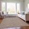 Homeroots 3' X 5' Brown Beige And Taupe Geometric Washable Indoor Outdoor Area Rug 615188 - alternate 9