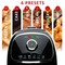 Brentwood Industries 2 Quart Small Electric Air Fryer Black with Timer and Temp Control AF-202BK - alternate 6