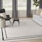 Homeroots 9' X 12' Ivory And Black Indoor Outdoor Area Rug 545479 - alternate 7