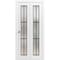 Sartodoors Sliding Closet Bi-fold Doors Planum 2122 White Solid Core Modern Interior PLANUM2122BF-WS-84 x 84 (2* 42x84) - alternate 1