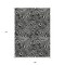 Homeroots 9' X 12' Black And Ivory Abstract Washable Indoor Outdoor Area Rug 598954 - alternate 7