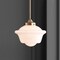 Jonathan Y Kurtz 9.5" Adjustable Drop Metal/Glass LED Pendant, Brass Gold/White JYL3517A - alternate 12