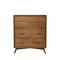 Homeroots 38" Brown Solid Wood Four Drawer Chest 524141 - alternate 15