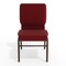 Flash Furniture 18.5"W Burgundy Fabric Church Chair w/ Book Rack, 4PK 4-XU-CH-60096-BY-BAS-GG - alternate 8
