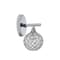 Jonathan Y Maeve 4.75" 1-Light Iron/Glass Contemporary Glam LED Vanity Light, Chrome JYL7534A - alternate 8