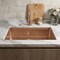 Homeroots 9in X 30in Gold Stainless Steel Undermount Kitchen Sink 719945 - alternate 5