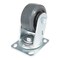 Vestil Rubber Swivel Caster 4 In. Diameter x 2 In. Width 551 Lb. Capacity Dark Gray/Gold CST-KSM-4X2MR-S - alternate 7