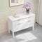 Martha Stewart Hutton Shaker Style Home Office 4 Drawer Lateral File Cabinet in White w/Polished Brass Hardware ZG-ZP-13-WH-GLD-MS - alternate 11