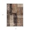 Homeroots 8' X 10' Brown Black And Tan Abstract Washable Indoor Outdoor Area Rug 606047 - alternate 8