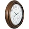Infinity Instruments Tempest Indoor-Outdoor Metal Wall Clock, Antique Gold, 18.5" 14535AG-1679 - alternate 7