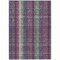 Homeroots 10' X 14' Plum Eggplant And Gray Plaid Washable Indoor Outdoor Area Rug 613992 - alternate 8