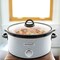 Brentwood Industries Scallop Pattern 4.5 Quart Slow Cooker in White SC-140W - alternate 5