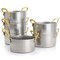 Martha Stewart 6 Piece Mini Vintage Circular Dutch Oven Set with Brass Handle 80658.01 - alternate 8