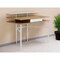 Homeroots 43" Natural and White Writing Desk 543761 - alternate 1