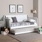 Baxton Studio Lucera Bobbin Daybed with Trundle, Twin, White 263-14373-14375-ZORO - alternate 9