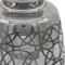 Homeroots 9" Dark Gray Geometric Etched Glass Table Vase 568841 - alternate 6