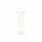 Homeroots 17" Silver Metal Dress Form Sculpture and Jewelry Holder 483253 - alternate 1