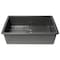 Alfi Brand Grey Matte 32''X19'' Single Bowl Fireclay Undermount / Drop In Fireclay Kitchen Sink W/ Grid ABF3219SUD-GM - alternate 5