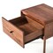 Homeroots Modern Mid Century Walnut Nightstand with Single Drawer 473016 - alternate 4