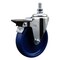 Service Caster 5 Inch Solid Polyurethane 12 Inch Threaded Stem Caster with Brake SCC-TS20S514-SPUS-PLB-121315 - alternate 1