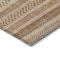 Homeroots 9' X 12' Terra Cotta And Rust Striped Washable Indoor Outdoor Area Rug 615390 - alternate 7