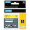 Dymo Label Tape Cartridge, Black/Yellow, Labels/Roll: Continuous 18490 - alternate 1