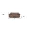 Homeroots 87" Chocolate Velvet USB Sofa With Black Legs 491313 - alternate 6
