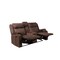 Homeroots 70" Dark Brown Manual Reclining Loveseat With Storage 561564 - alternate 14