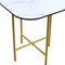 Homeroots 22" White And Gold Ceramic And Metal Square End Table 554651 - alternate 7