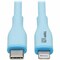 Eaton EATON USB-C To Lightning Sync/charge Antibacterial Cable Ultra Flexible Mf M102AB-006-S-LB - alternate 1
