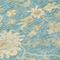 Homeroots 8' Teal Blue Ivory And Green Round Floral Washable Indoor Outdoor Area Rug 605225 - alternate 7