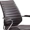 Homeroots Espresso and Silver Adjustable Height Swivel Rolling Office Chair 572167 - alternate 7