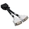 Sanoxy 8in DMS-59 to DVI-I Dual Link Splitter Cable SNX-CBL-LDR-DV111-1208 - alternate 1