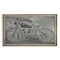 Homeroots 23" X 39" Gray and Brown Wood and Metal Wall Decor 489482 - alternate 1