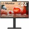 Lg 24BA850-B 24" Class Webcam Full HD LCD Monitor - 16:9 - Matte Black 24BA850B - alternate 1