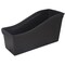 Storex Large Book Bin, 7"H x 14.3"D x 5.3"W, Black, 3PK 70109E06C - alternate 4