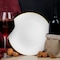 Smarty Had A Party 7.5" White with Gold Rim Organic Round Disposable Plastic Appetizer/Salad Plates (120 Plates), 120PK 937WHG-CASE - alternate 11