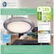 Boston Harbor Boston Harbor CL006AC1215-12 Ceiling Light Fixture, 120 V, LED Lamp, Brushed Nickel Fixture CL006AC1215-12 - alternate 4