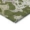 Homeroots 9' X 12' Olive Green And Ivory Abstract Washable Indoor Outdoor Area Rug 600118 - alternate 3