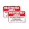 Signmission Restricted Area No Unauthorized Personnel Beyond This P, 18'' X 24'', Heavy Gauge Aluminum, 2PK A-1824-2PACK-2893 - alternate 1