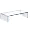 Azar Displays Clear Acrylic Monitor Riser, 1/2in Thick, 15inW x 7.75inD x 4.5inH 515385-1PK - alternate 1
