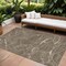 Homeroots 10' X 14' Brown And Ivory Abstract Washable Indoor Outdoor Area Rug 601043 - alternate 1