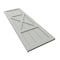 Ekena Millwork True Fit PVC Center X-Board Farmhouse Fixed Mount Shutters, Hailstorm Gray , 12W x 28H, PR TFP107FH12X028ST - alternate 10