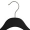 Nahanco 17in Low Gloss Black Wooden SlimLineSuit Hanger w/ Pant Bar, 50PK SL70217WB50 - alternate 4