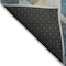 Homeroots 9' X 12' Teal Blue Gold And Silver Geometric Washable Indoor Outdoor Area Rug 618761 - alternate 9