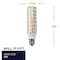 Bulbrite 70w Equivalent Dimmable Clear Mini T6 Candelabra Screw Base (E12) LED Mini Light Bulb, 2700K, 2PK 862642 - alternate 3