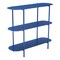 Homeroots 36" Blue Steel Oval Console Table With Two Shelves 668873 - alternate 7