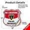 Signmission No Loitering Shield Sign Police Enforced, 12 inch X 12 inch, Vinyl Decal, 2PK SHI-D-2PACK-12-396 - alternate 5